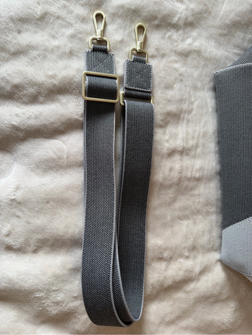 Rothy’s The Handbag ~ Charcoal Grey Crossbody Tote Shoulder Bag Washable - Picture 5 of 15